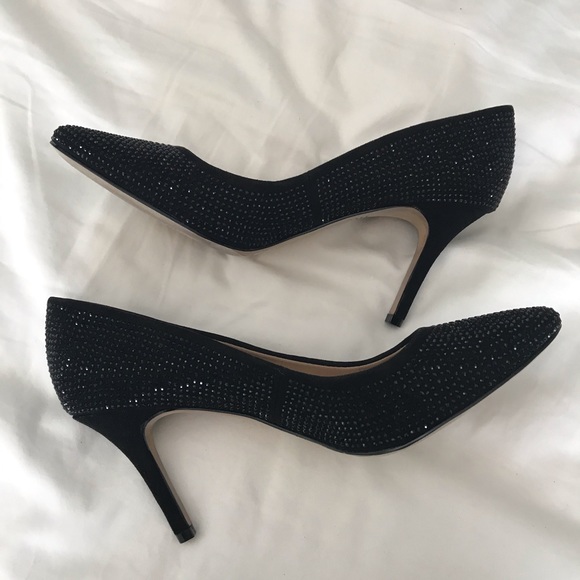 Perfect Sparkle Black Pumps - Picture 2 of 4